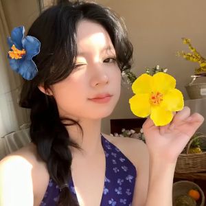 Tooyoo Atmosphere Hair Clip Vacation Style Sweet Headdress Simulation Fu Sang Flower Hair Clip Babae