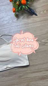ELMORA | Bra Bh Sport Wanita Olahraga Motif Tali Silang Yoga Gym Lari BR1071