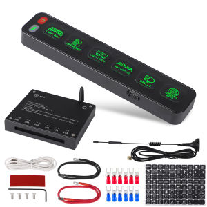 6 Gang Control Panel Wireless Touch Control Multi-Function Electronic Relay For Car 4x4 Boat 12V 24V 720-1440W Touch Switch Box