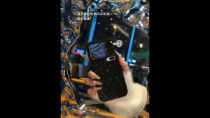 เหมาะสำหรับเคสโทรศัพท์ Apple iPhone 11/12/13/14/15/17/16 Promaxหรูหราเบาเพชรส่องประกายท้องฟ้าเต็มไปด้วยดวงดาว