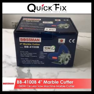 QuickFix [NEW] BOSSMAN 1300W 4" Marble Cutter BB-4100B Circular Saw Machine Marble Cutter Gergaji Mesin Potong Marble