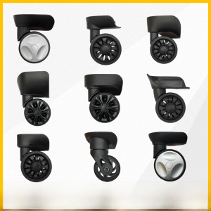 Durable Silent Universal Wheels for Luggage Travel Bag Wheels Replacement Parts for Suitcase Long-lasting Glide Wheels