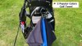 GYM·PRO Golf Towel 40x60cm Microfiber With Hook Heavy Duty Clip Waffle Absorbent Quick-drying for Golf Lovers Sports. 