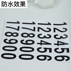 UMI DIY A-Z 0-9 Letter Number Alphabet Sticker Wedding Birthday Festival Party BOBO Balloon Decoration Color Nombor 字母贴纸