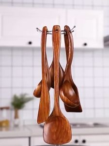 8 in 1 Eco-Friendly Bamboo Kitchen Utensil Set: Durable & Versatile