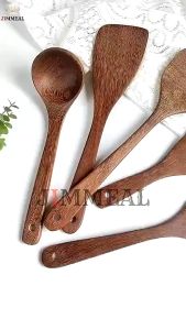 [Gỗ Muồng] Muôi Gỗ Muỗng Vá Sạn Xẻng Thìa Gỗ Muồng Dùng Xào Nấu Thức Ăn Chống Dính Không Sơn Không Làm Sước Nồi
