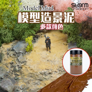 Landscaping Mud Color Scene Terrain Effect Soil Model DIY Material Scene Landscape Road Surface Deck Building