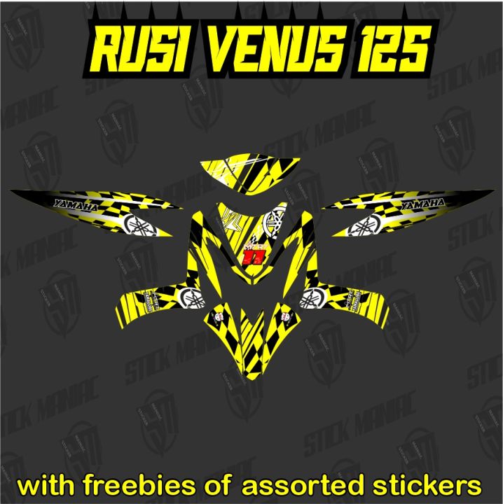 Rusi Venus 125 decals sticker Laminated Lazada Lazada PH