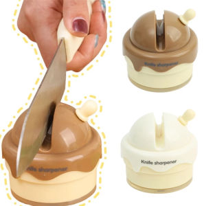 Anti Movement Knife Sharpener Double Sided Fine Grinding Fast Holder Tungsten Steel Knife Sharpening Stone Kitchen Tool