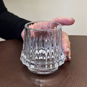 Cốc Cà Phê Thủy Tinh Trắng Pha Trộn Cốc Thủy Tinh Fuji Mountain Cốc Nước Nổi Tiếng Cốc Thủy Tinh Đựng Rượu Cốc Thủy Tinh Hình Tròn Dung Tích 160ml