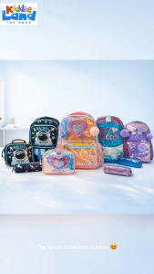Kids school bag set 3 in1 backpack lunch box pencil case for girls and boys durable and light weight