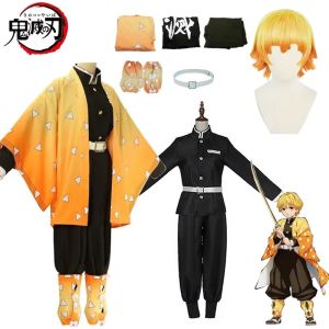 Cosplay Costume: Agatsuma Zenitsu & Demon Slayer Anime Outfits