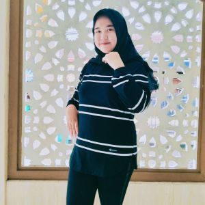 PAKAIAN ATASAN WANITA OVAL MOTIF KEKINIAN KAIN KATUN COMBAD PREMIUM ADEM