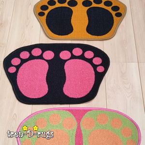 Keset Kaki Rainbow Kiddies: Kesan Aman & Desain Karakter Untuk Rumah Anda