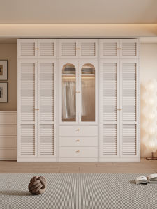 Steel American Retro Style Door Opening Closet No Formaldehyde