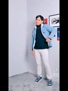 Jaket Bulu Sherpa Denim Jeans Pria