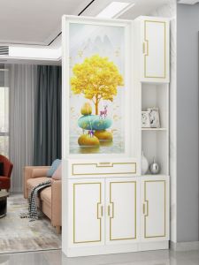 Doorway Living Room Hallway Modern Simple and Light Luxury Screen Entrance Cabinet Shoe Cabinet Integrated Blocking Front Door