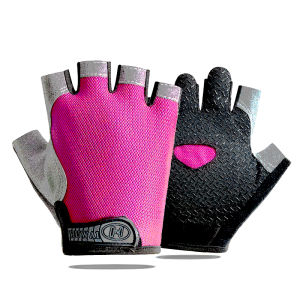 Professional Gym Fitness Breathable Anti-Slip Women Men Half Finger Summer Fishing Cycling Fingerless Gloves Female Bicycle Bike