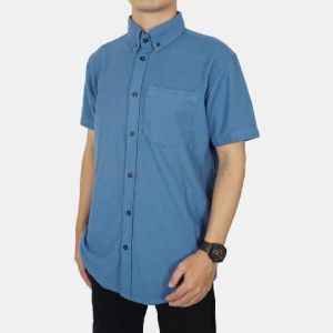 BAJU KEMEJA POLOS WARNA BURGUNDY LENGEN PENDEK BAJU KEMEJA PRIA BAJU KEMJA FASHION LENGEN PENDEK