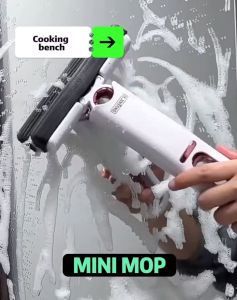 Cleaning Mop Bathroom Car Window Glass Sponge Cleaning Tool mini mop Handheld Multi-functional Cleaning Mop