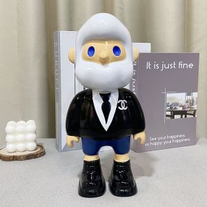 Large Size Standing Decorative Money Box Farmer Bob Boyfriend Trendy Play Living Room Display Resin Craft Creative Home Decor