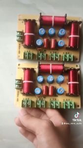 [Giá 1 mạch] Mạch phân tần 4 loa RCEDA-402 dùng cho 2 Bass 1 Mid 1 Treble 200w | Dùng cho loa kéo hay âm thanh gia đình