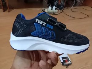 Sepatu Sekolah Anak Laki Laki Perempuan Cewek Cowok Warna Hitam Murah Tali Perekat Rekat Velcro Kecil Tanggung Umur Usia PAUD TK SD SMP SMA Kelas 1 2 3 4 5 6 7 8 9 0 Tahun-KIDZTUBS204961323