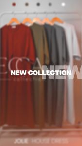 Daster Wanita Kekinian: Bahan Crinkle Flow MECCA JOLIE All Size