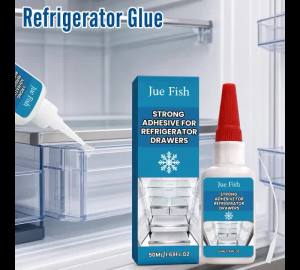 Strong Adhesive for Refrigerator Drawers Low Temperature Resistant Fast Drying Transparent Glue Layer for Fridge Drawer Repair