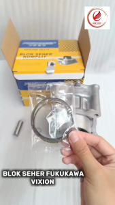 BLOK SEHER PLUS PISTON KIT KOMPLIT YAMAHA VIXION ORIGINAL ORI ASLI FUKUKAWA
