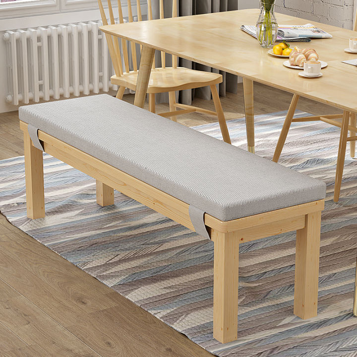 Solid Wood Long Bench Slipper Bench Original Wood Home Changing Room ...