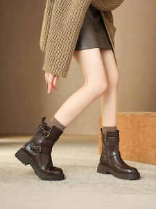 Josiny | Warm Insulated Thick Sole Boots Brown