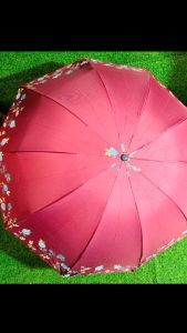 Romantika 61CM FOLDING UMBRELLA 10RIB High Quality UV Foldable Umbrella Windproof Thick Rod Payung