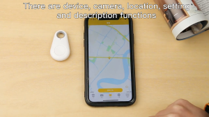 Waterdrop-Shaped Bluetooth Anti-loss Keychain Alarm Device For Mobile PhonesItem FinderIntelligent Two-Way Finder