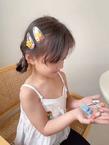 Set 5 kẹp tóc kim tuyến lấp lánh cho bé siêu yêu