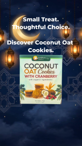 Health Paradise Cookies with Organic Ingredients - Coconut Oat Cookies with Cranberry / 5 Super Seeds Cookies
