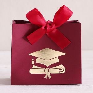 5 Pieces Doctoral Cap Design Candy Favor Boxes |   Graduation Party Decorations and Favors Celebrate the Joy of Graduation Season!