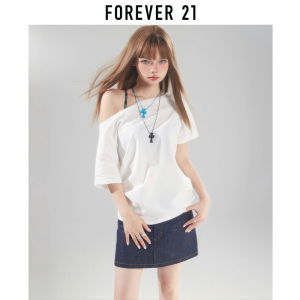 Forever21 | Off-shoulder Stylish Versatile Slim Fit Summer T-shirt