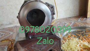 Máy thái sợi rau củ như su hào cà rốt khoai tây đu đu