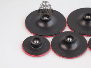 TATAKAN AMPLAS 4" TIPIS BANTALAN BULAT KRETEKAN VELCRO PAD 4DIM 100MM TATAKAN BULAT PAD TANPA LEM GRINDA 4IN MURAH