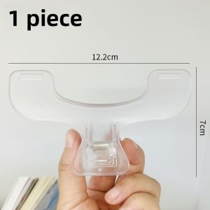 Practical Transparent Book Page Preventing Clips Stationery Awards Baogai Head Design Student Office Supplies Plastic