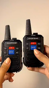 Baofeng BF-C50 Walkie Talkie 4PCS Portable Two-Way Radio USB Charging Mini Size 5W 16 Channels Clear Sound High-Performance Li-ion Battery