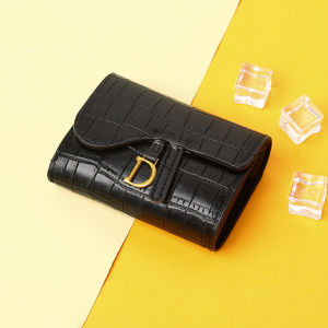 Women Short Wallet Small Fashion Luxury Brand Leather Purse Ladies Id Card Storage Bag For Clutch Female Purse Money Clip Wallet