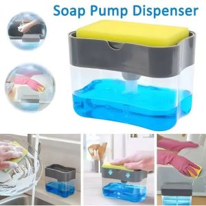 Dispenser Kitchen Detergent Wash Presser Soap Dispenser Wash Presser Soap Dispenser Press Soap Dispenser Manual Liquid Soap Pump Dispenser Use for Kitchenware Soap Dispenser Kitchen Manual Press Liquid Soap Pump Dispenser Washing Sponge Dish Wash Dispense