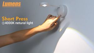 Picture Light Magnetic Wall Sconce Colors Dimmable Rechargeable Battery Operated USB Picture Painting Wall Light with Remote 360° Rotate Magnetic Ball LED Wall Mounted Lamp 人体感应灯