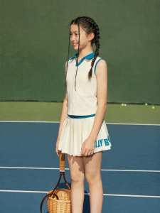 JOLLY BEAN | Vintage Colorblock Tennis Vest and Skirt Set