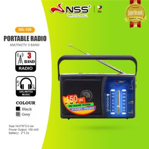 NSS Radio AM/FM/TV: A Portable Mini Radio for Outdoor Use