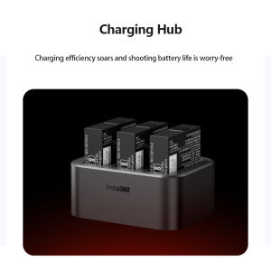 【STOCK】Original Insta360 Ace Pro2/Ace/Ace Pro Battery (1700mAh) + Three-slot Charger Original Fast Charging Hub