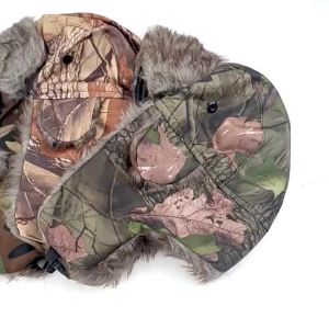 Ngụy Trang Mùa Đông Mũ Lông Thú Giả Nam Nữ Chống Gió Đi Xe Đạp Trooper Trapper Hat Có Nắp Tai Ấm Áp Chống Tuyết Cho Thời Tiết Lạnh