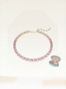 Swarovski | Celebrities Choice Purple Octagonal Necklace